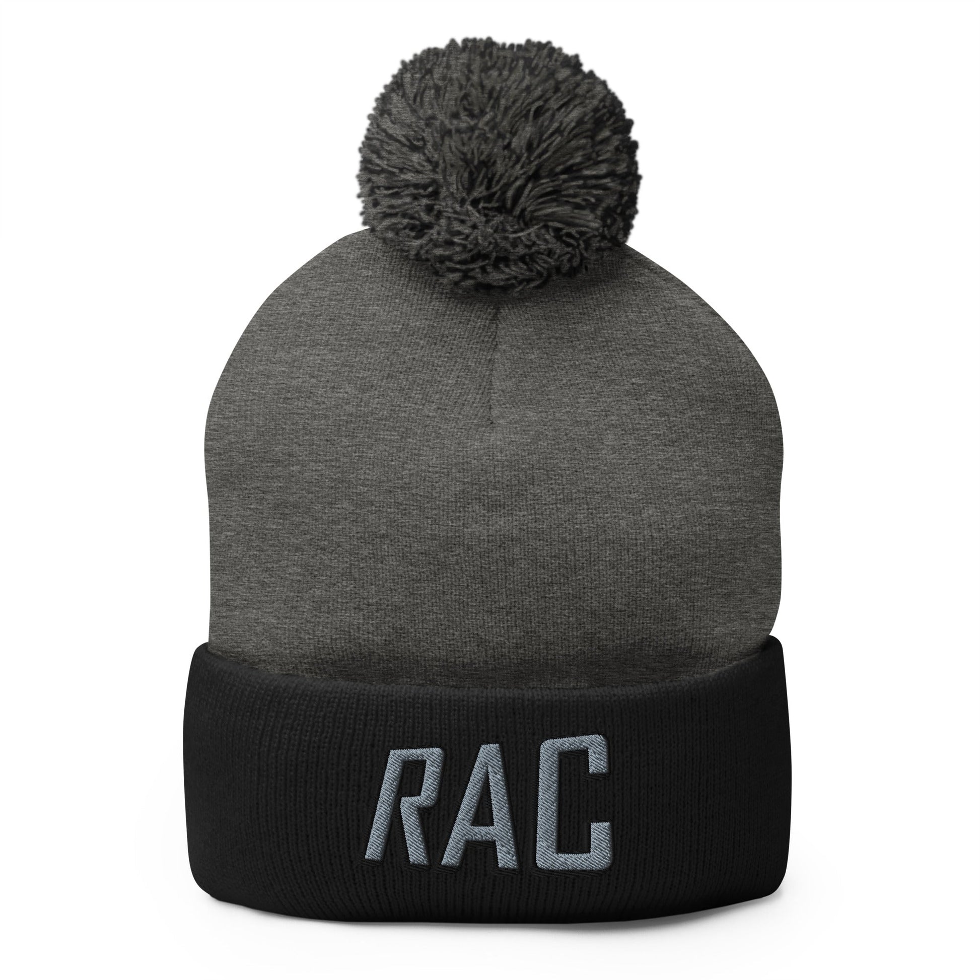 Pom - Pom Beanie | Rochester Astronomy Club | Orbit Logo