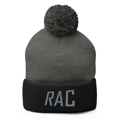 Pom - Pom Beanie | Rochester Astronomy Club | Orbit Logo