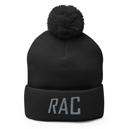 Pom - Pom Beanie | Rochester Astronomy Club | Orbit Logo