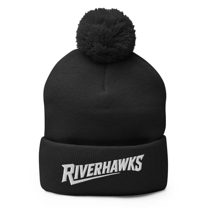 Pom-Pom Beanie | Rochester Riverhawks | Crest Logo