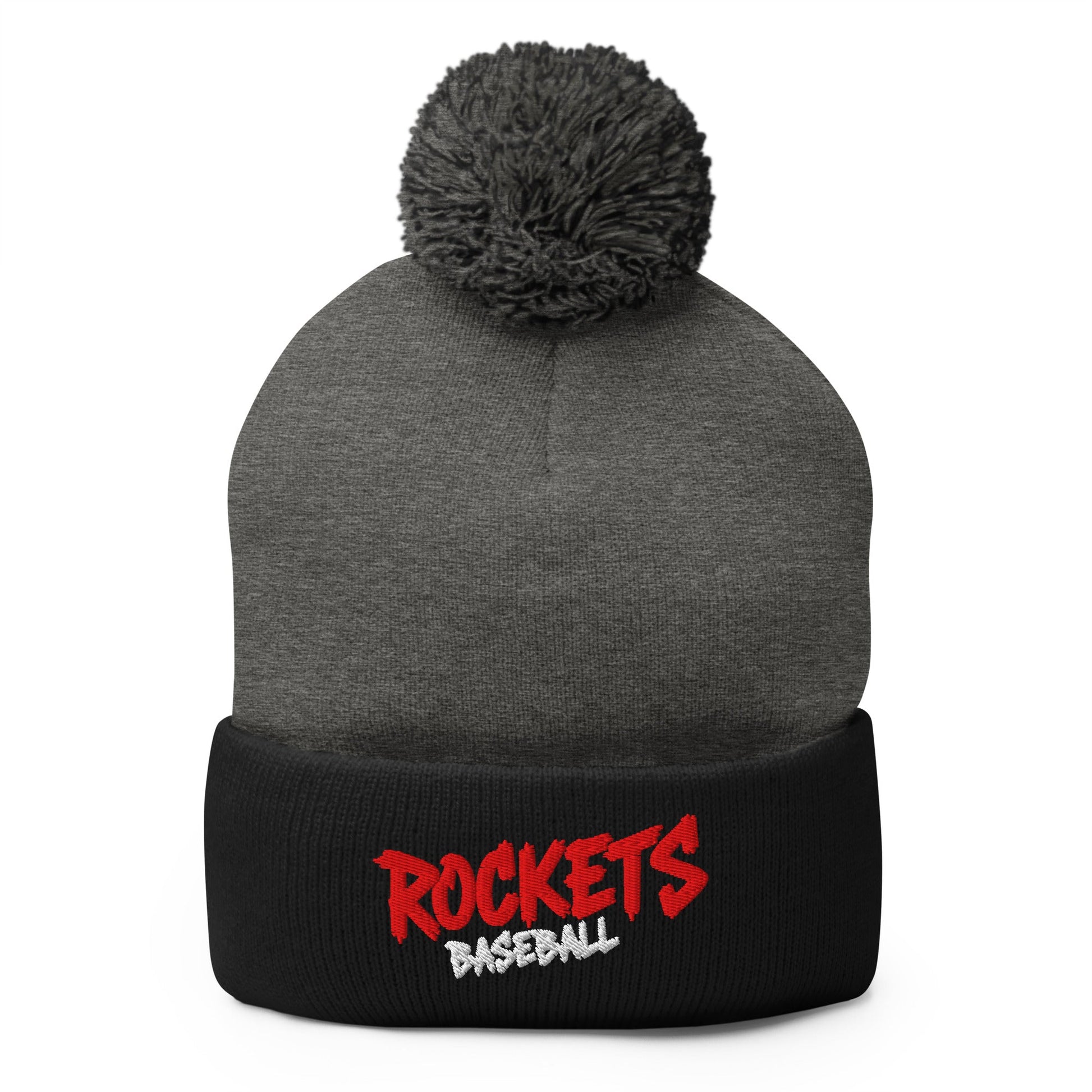 Pom - Pom Beanie | Rockets Baseball | Rocket Logo