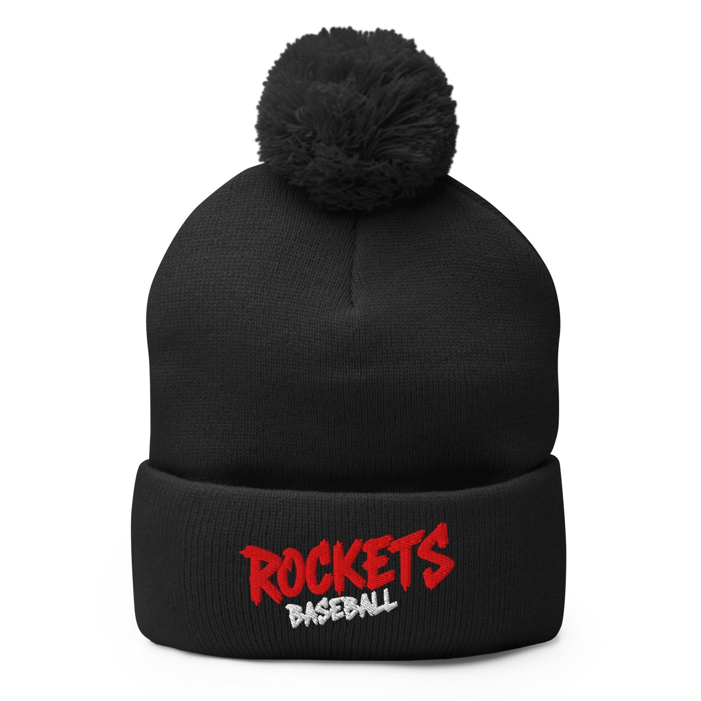 Pom - Pom Beanie | Rockets Baseball | Rocket Logo