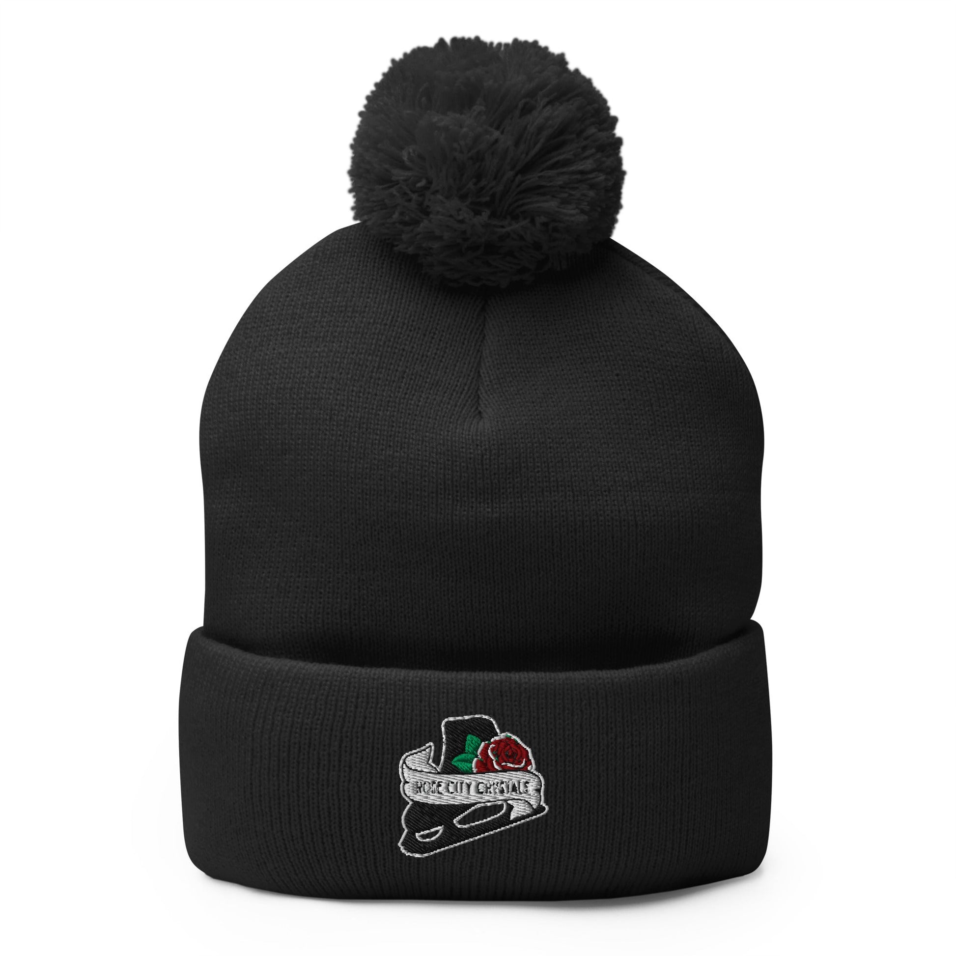 Pom - Pom Beanie | Rose City Crystals