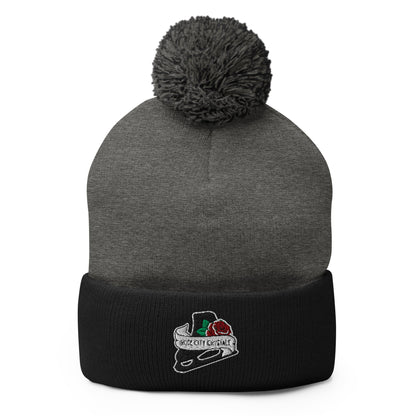 Pom - Pom Beanie | Rose City Crystals