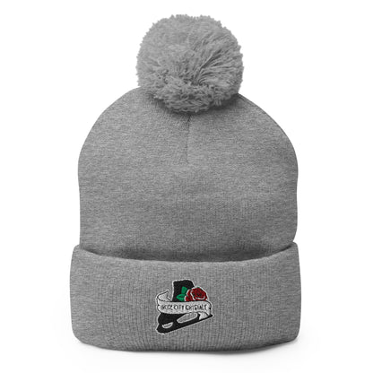 Pom - Pom Beanie | Rose City Crystals