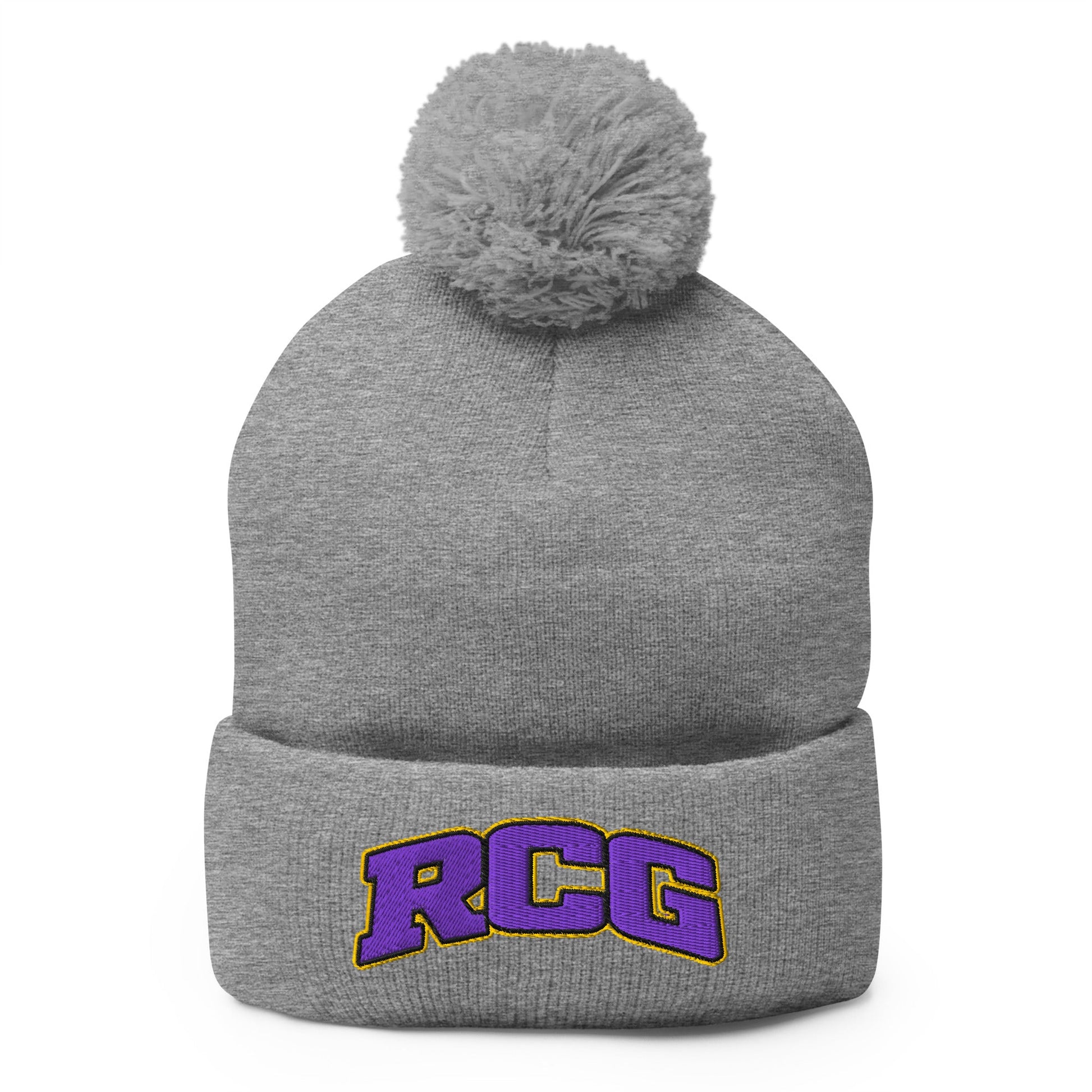Pom - Pom Beanie | Rutherford County Grizzlies Football | Strike Logo