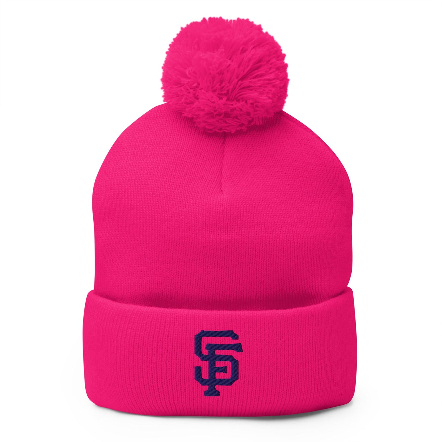 Pom-Pom Beanie | Saint Francis School | SF Crest Logo