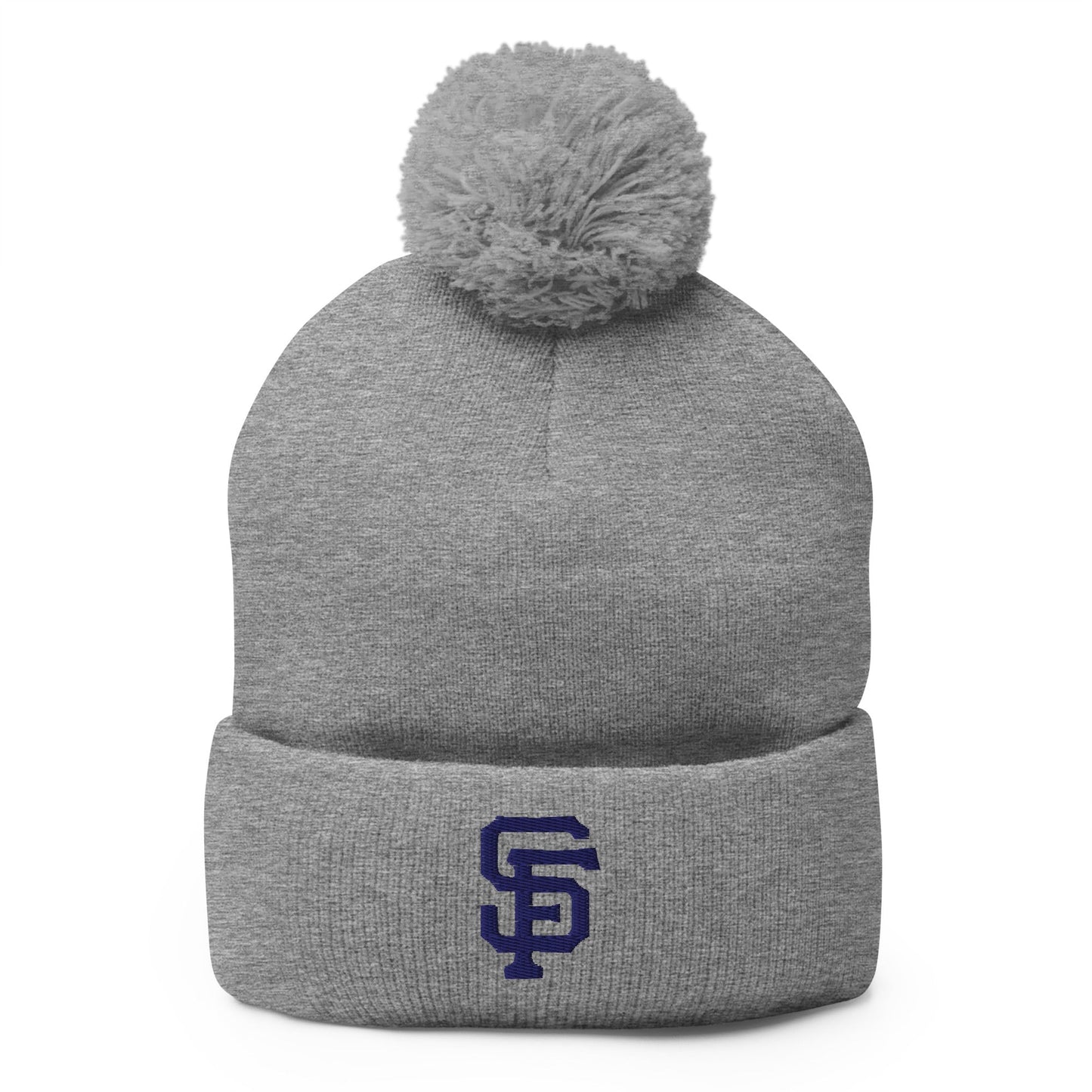 Pom-Pom Beanie | Saint Francis School | SF Crest Logo