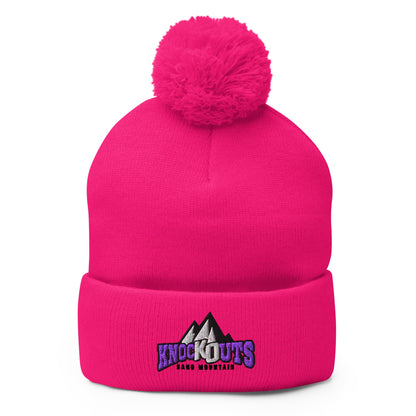 Pom - Pom Beanie | Sand Mountain Knockouts | Mountain Logo