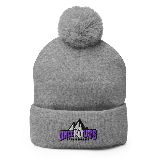 Pom - Pom Beanie | Sand Mountain Knockouts | Mountain Logo