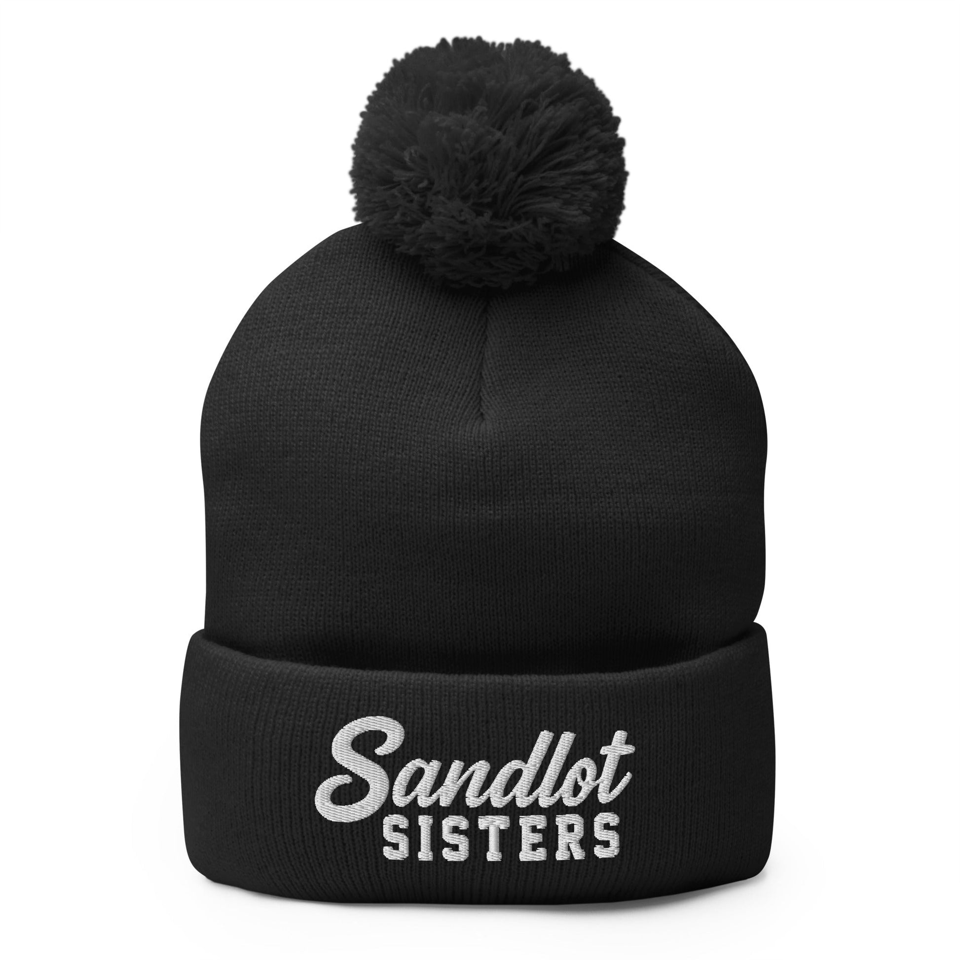 Pom-Pom Beanie | Sandlot Sisters | Script Logo