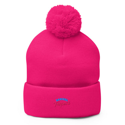 Pom - Pom Beanie | Sanibel Tropics | Coastal Clash Logo
