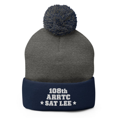 Pom-Pom Beanie | SAT Lee | Script Logo