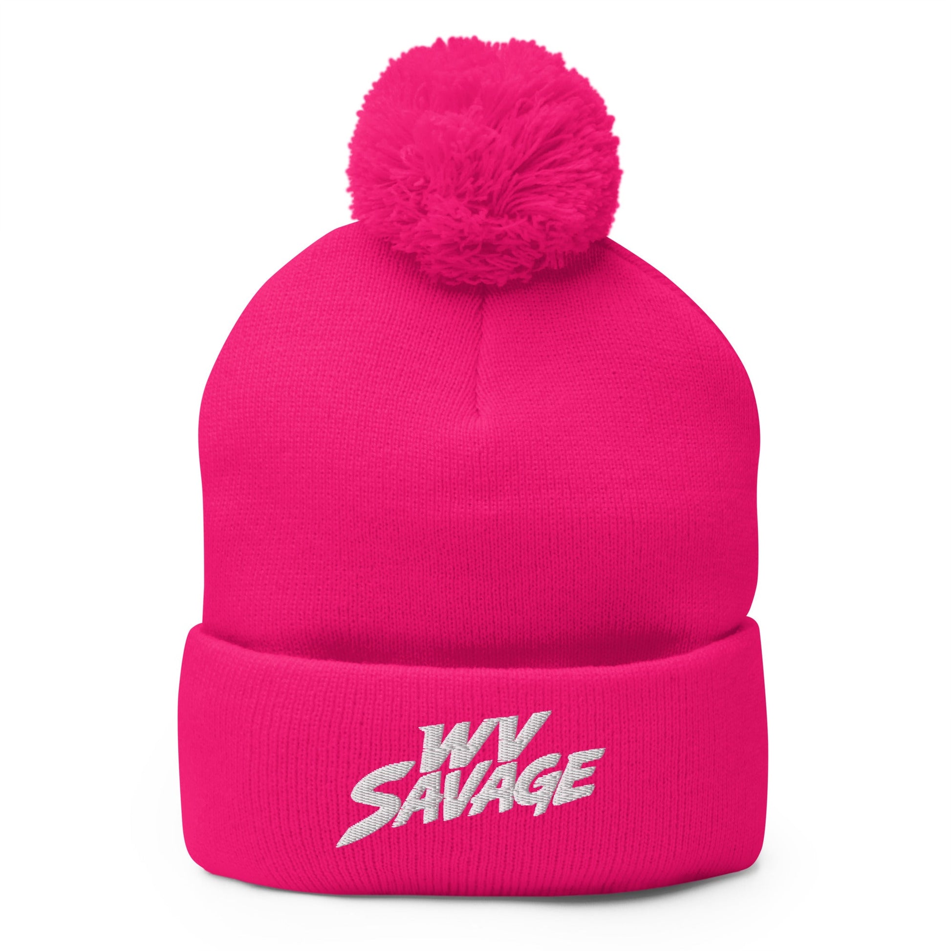 Pom-Pom Beanie | Savage | Crest Logo