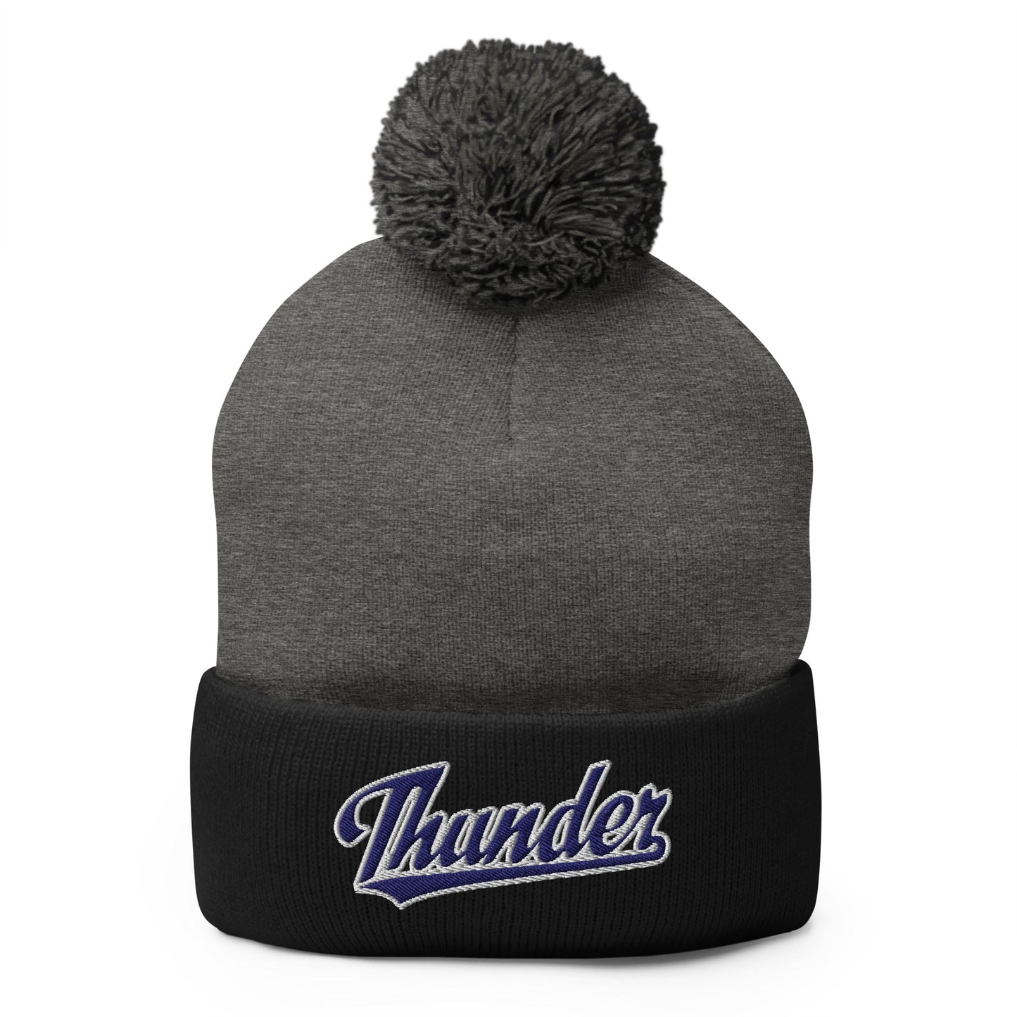 Pom - Pom Beanie | SCAA Thunder | Script Logo