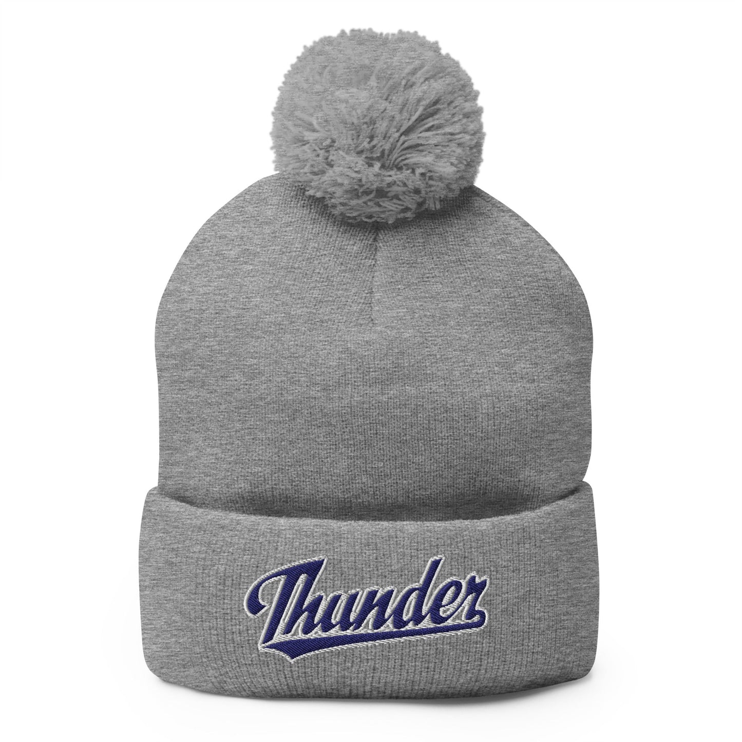 Pom - Pom Beanie | SCAA Thunder | Script Logo