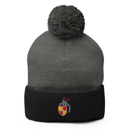 Pom - Pom Beanie | Scecina High School Track and Field | Crusader Logo