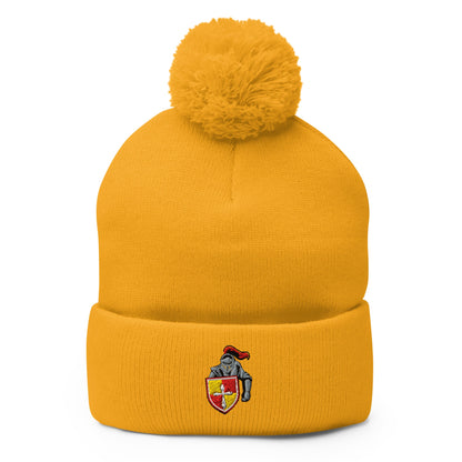 Pom - Pom Beanie | Scecina High School Track and Field | Crusader Logo