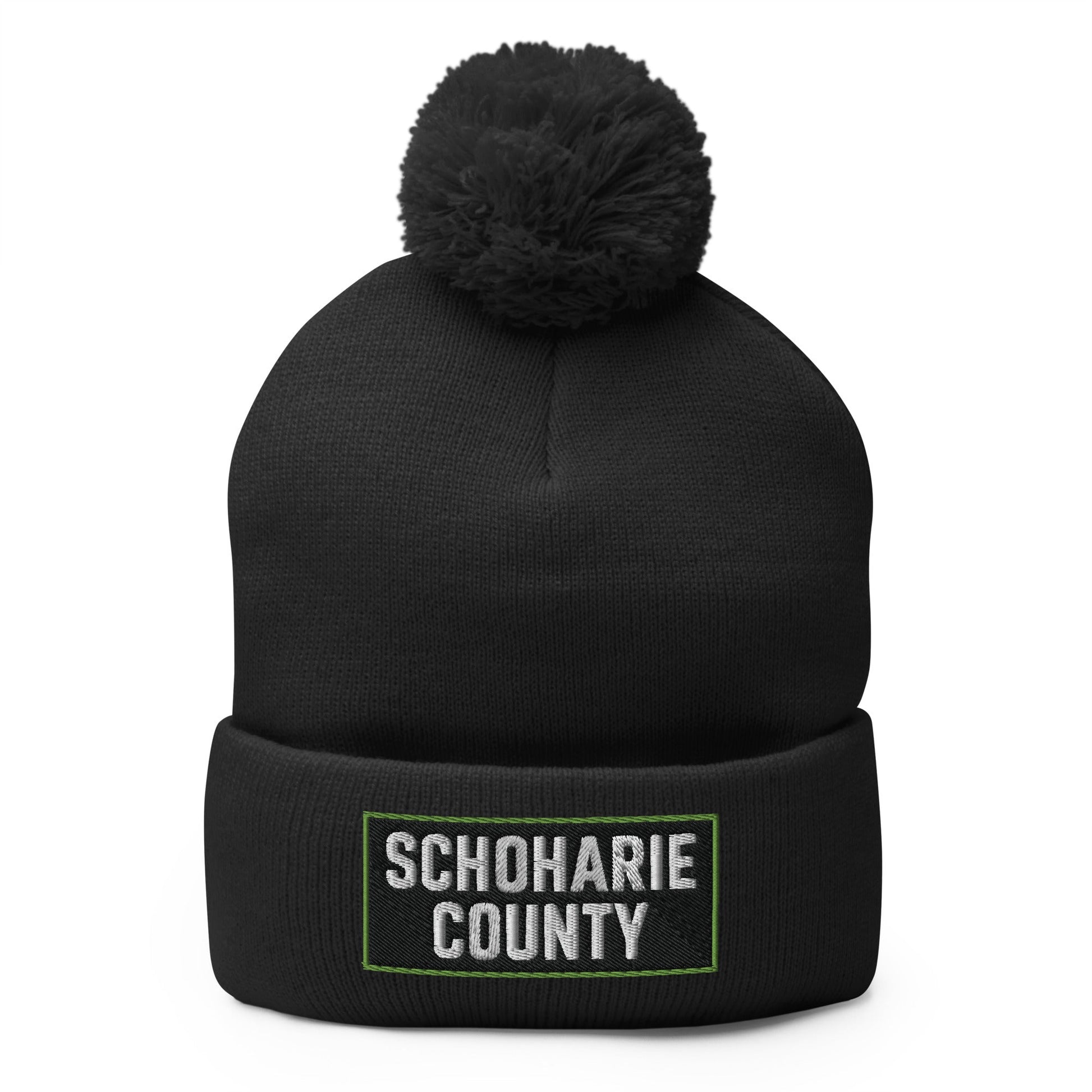 Pom - Pom Beanie | Schoharie County Soccer Club | Badge Logo