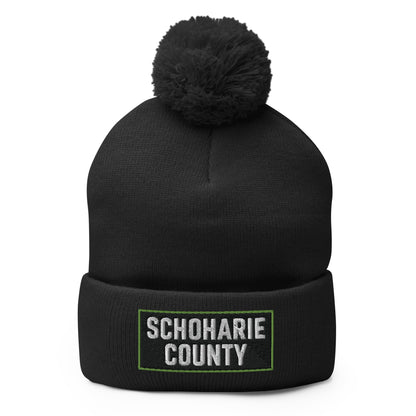 Pom - Pom Beanie | Schoharie County Soccer Club | Badge Logo