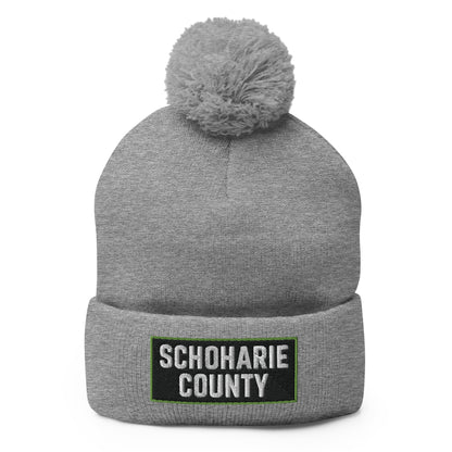 Pom - Pom Beanie | Schoharie County Soccer Club | Badge Logo
