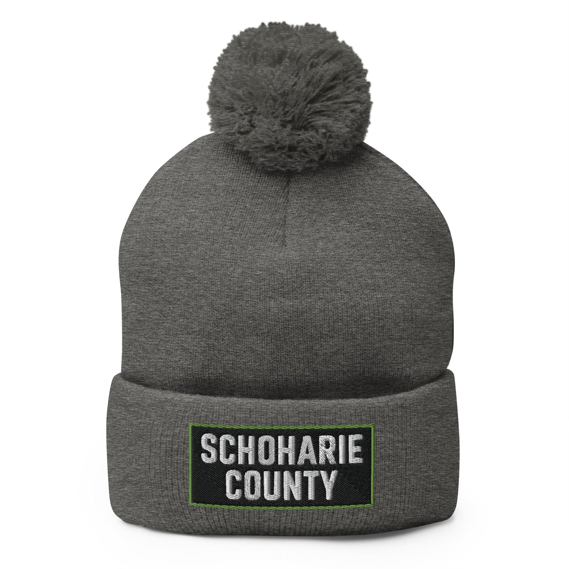 Pom - Pom Beanie | Schoharie County Soccer Club | Badge Logo