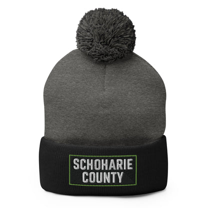 Pom - Pom Beanie | Schoharie County Soccer Club | Badge Logo