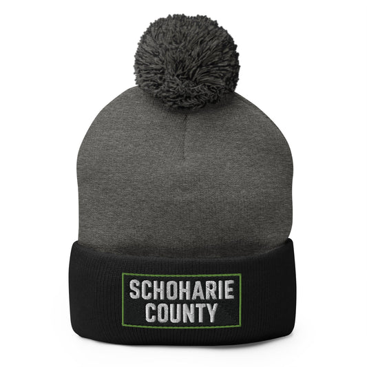 Pom - Pom Beanie | Schoharie County Soccer Club | Badge Logo