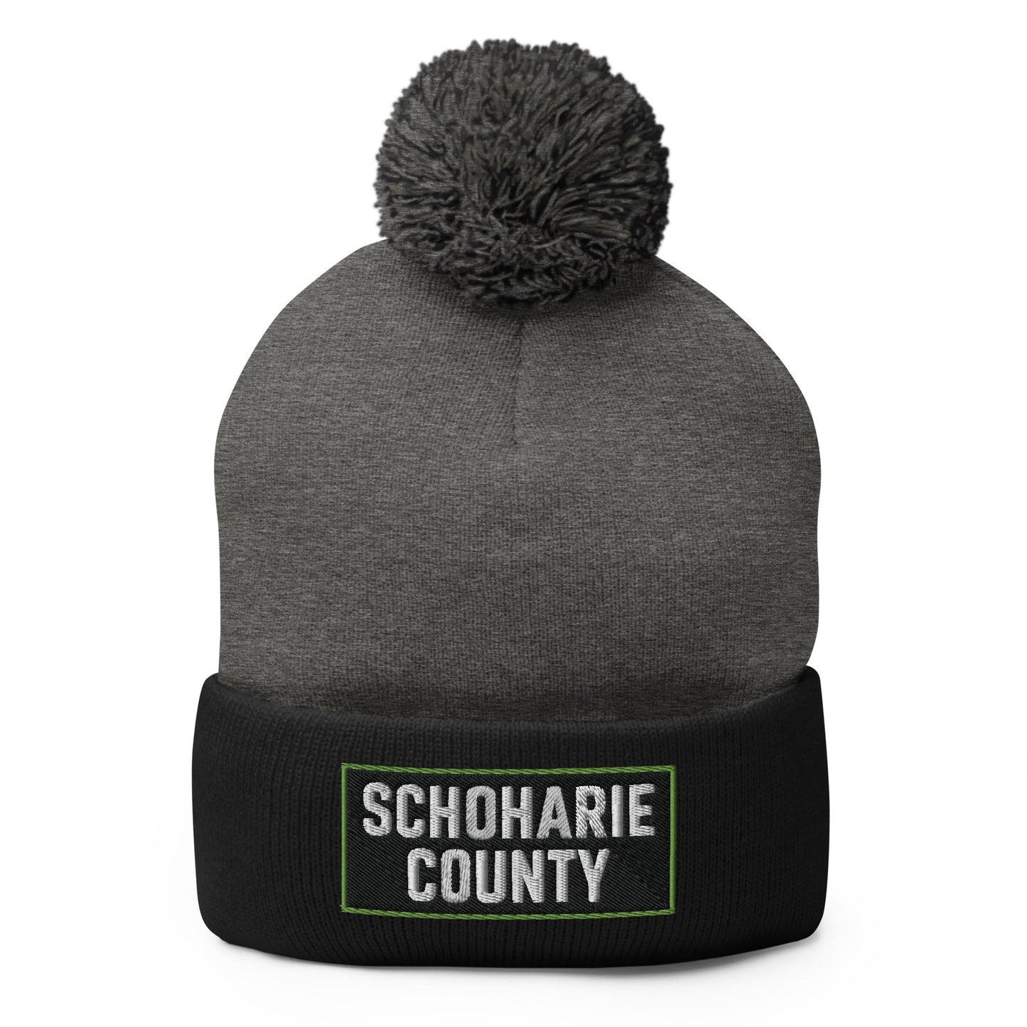 Pom - Pom Beanie | Schoharie County Soccer Club | Badge Logo