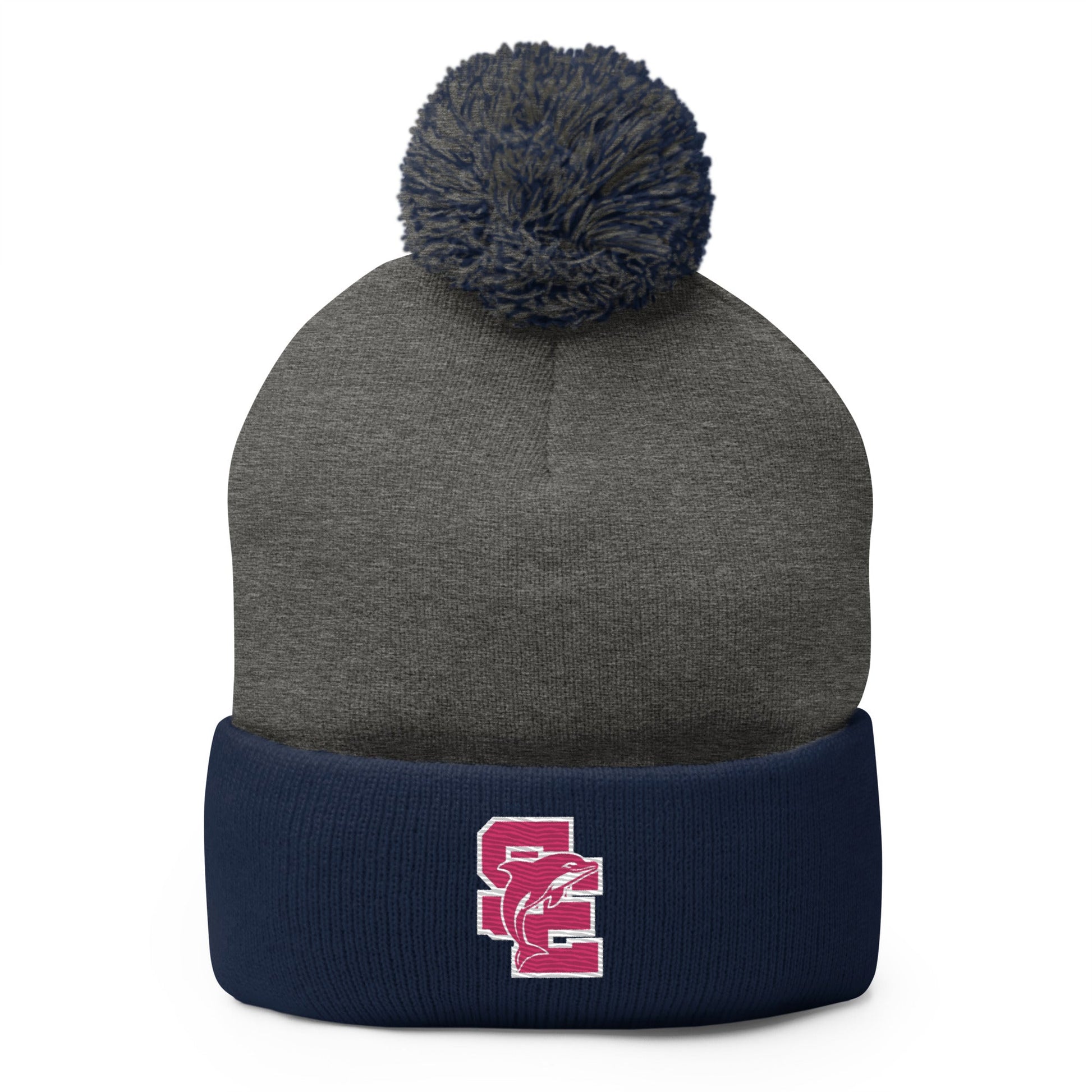 Pom - Pom Beanie | SE Triumphant Dolphins | SE Alt Logo