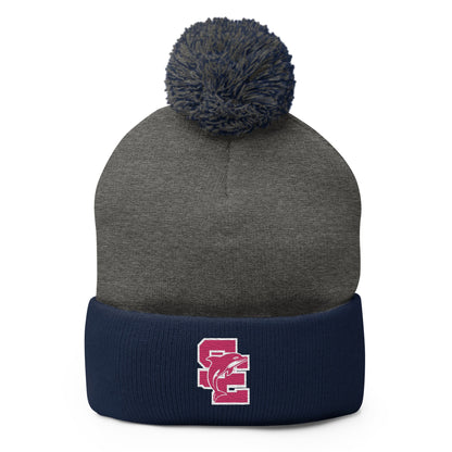 Pom - Pom Beanie | SE Triumphant Dolphins | SE Alt Logo