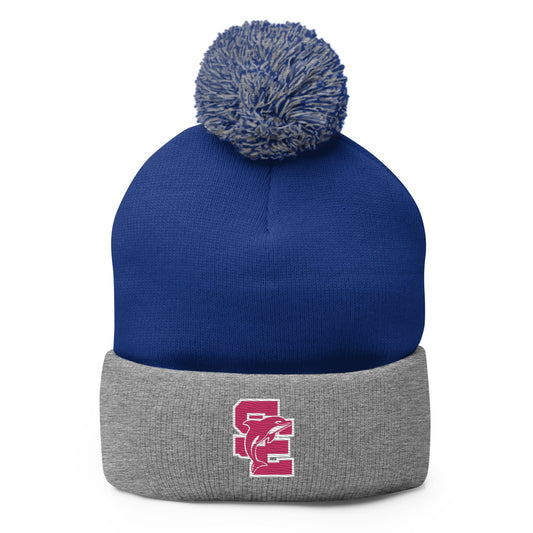 Pom - Pom Beanie | SE Triumphant Dolphins | SE Alt Logo
