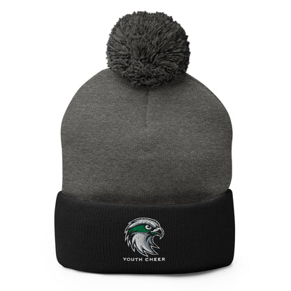 Pom - Pom Beanie | Seahawks Youth Cheer | Alt Script Logo