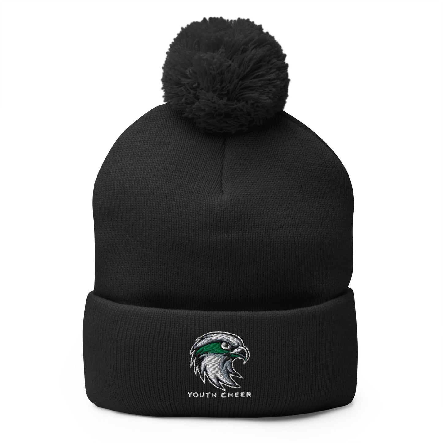 Pom - Pom Beanie | Seahawks Youth Cheer | Alt Script Logo