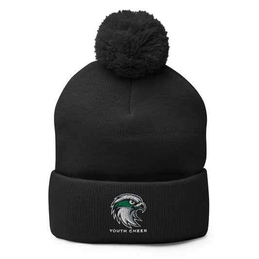 Pom - Pom Beanie | Seahawks Youth Cheer | Alt Script Logo