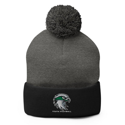 Pom - Pom Beanie | Seahawks Youth Football | Alt Script Logo