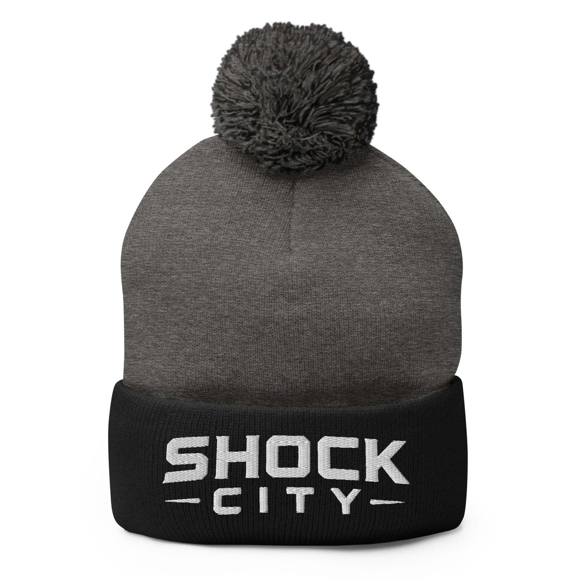 Pom-Pom Beanie | Shock City FC | Modern Script Logo
