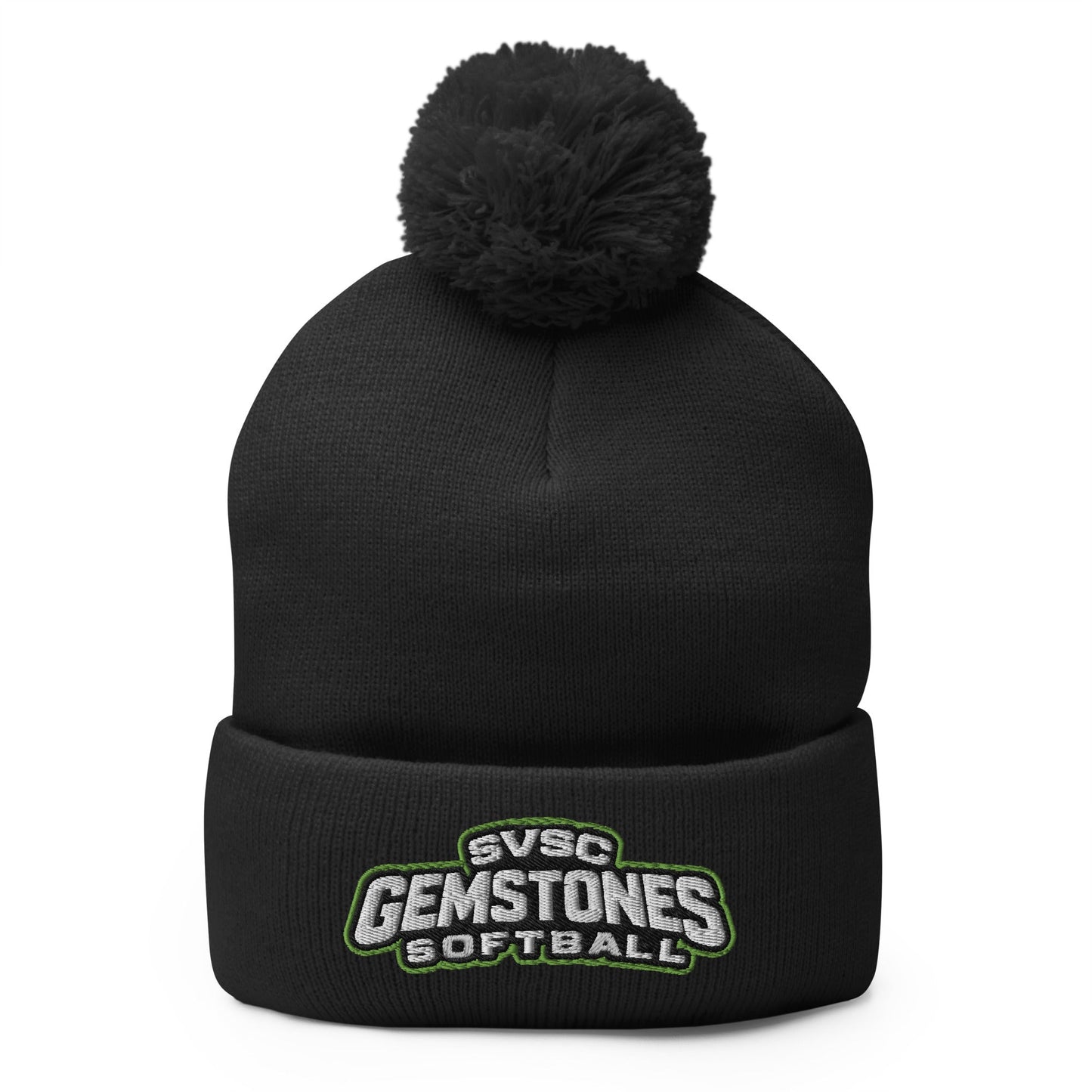 Pom - Pom Beanie | Silver Valley Gemstones | Vanguard Logo