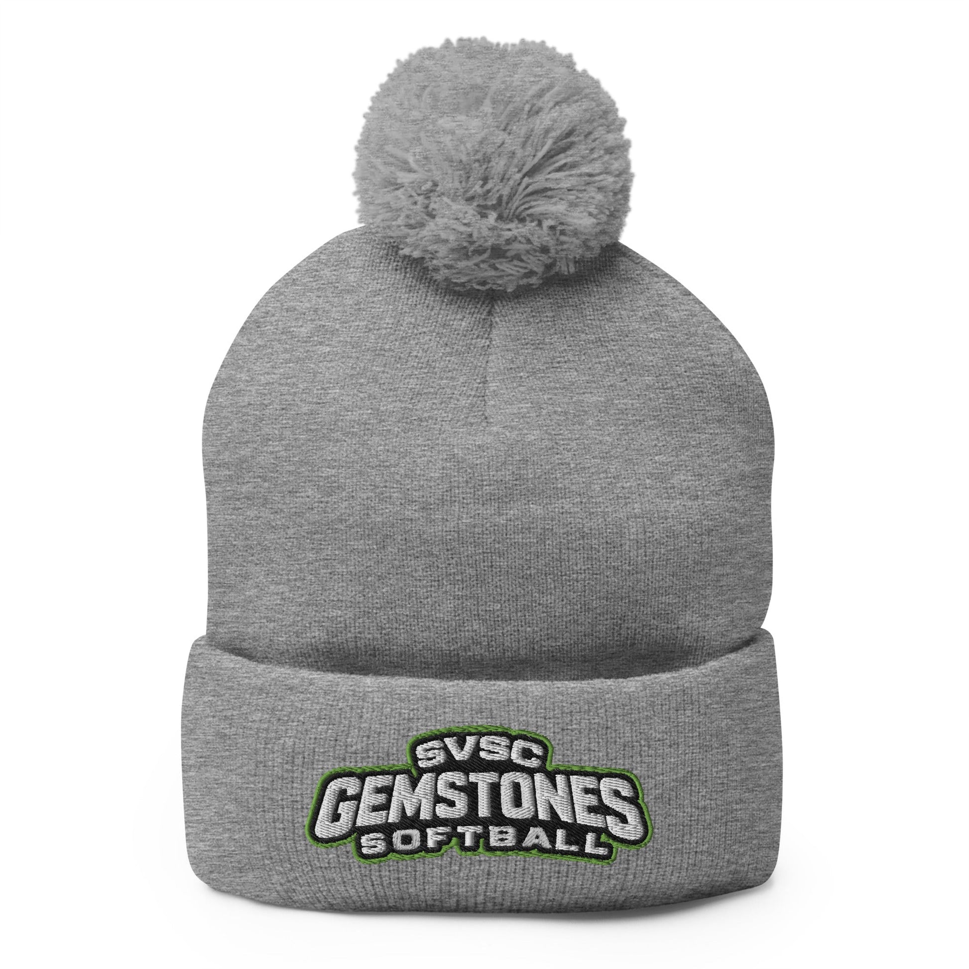 Pom - Pom Beanie | Silver Valley Gemstones | Vanguard Logo