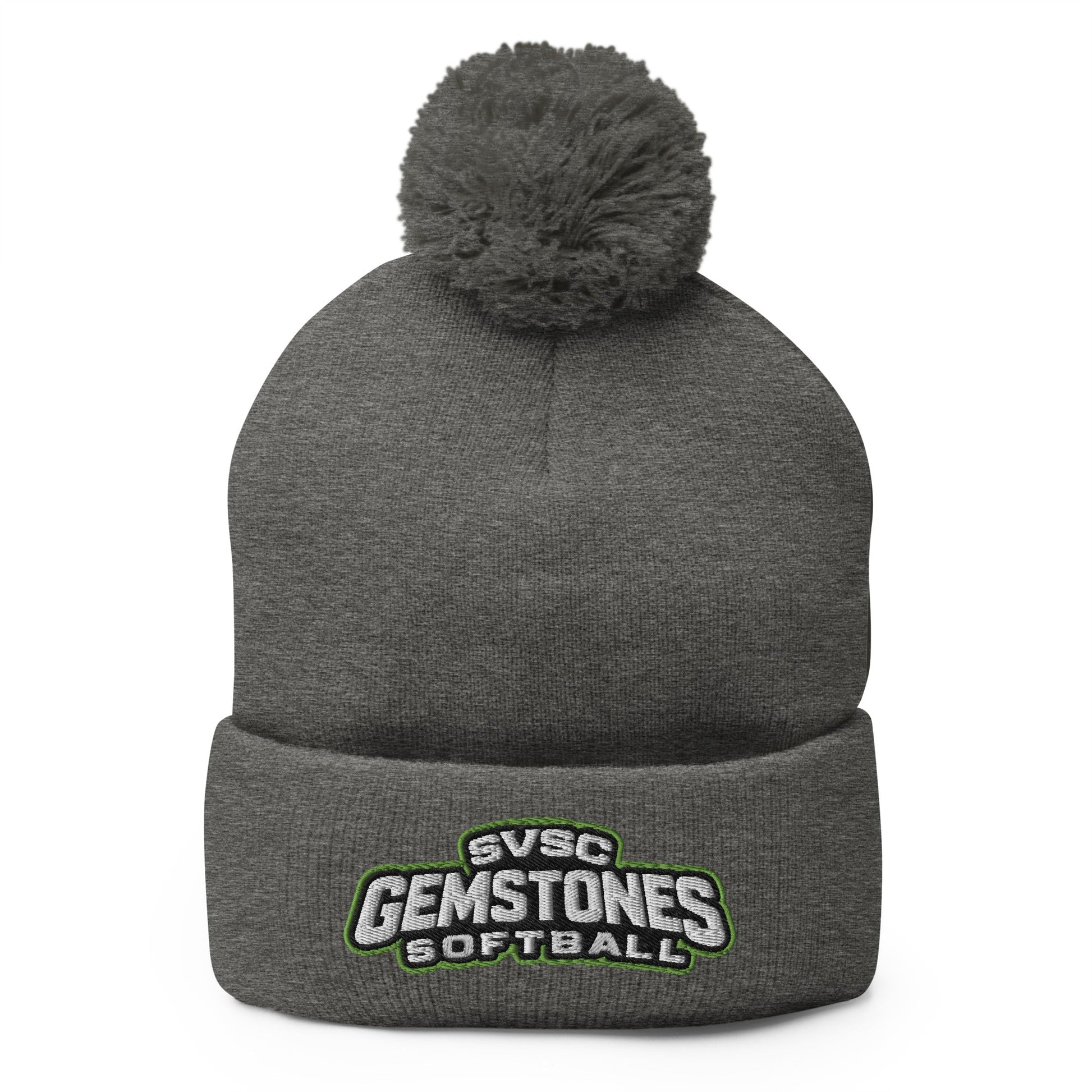 Pom - Pom Beanie | Silver Valley Gemstones | Vanguard Logo