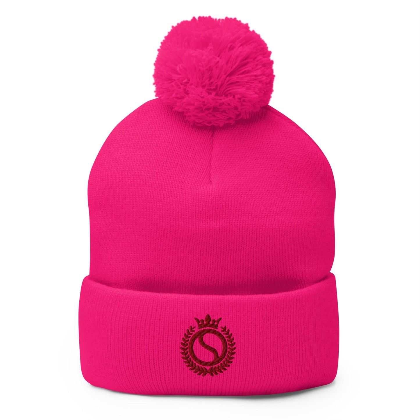 Pom-Pom Beanie | Sinton Desperados Baseball | Crest Logo