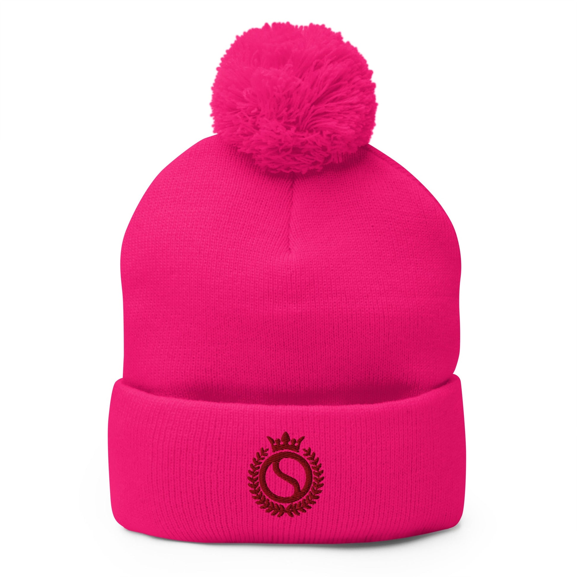 Pom-Pom Beanie | Sinton Desperados Baseball | Crest Logo