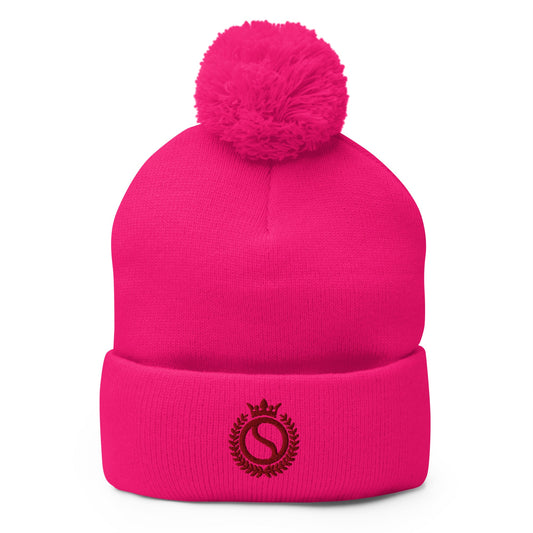 Pom-Pom Beanie | Sinton Desperados Baseball | Crest Logo