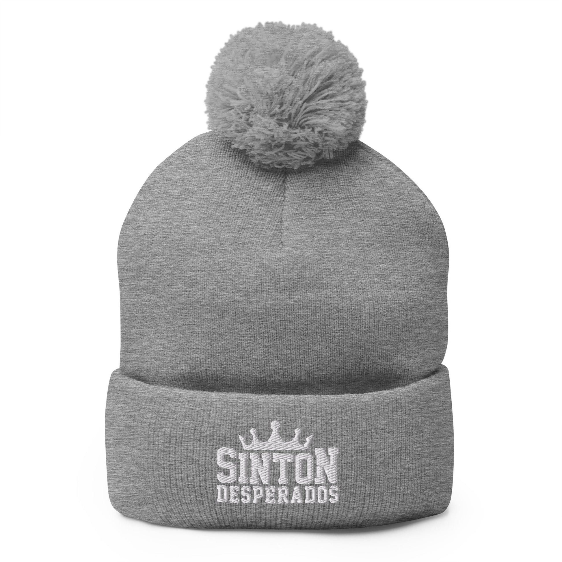 Pom-Pom Beanie | Sinton Desperados Baseball | Ridge Varsity Logo
