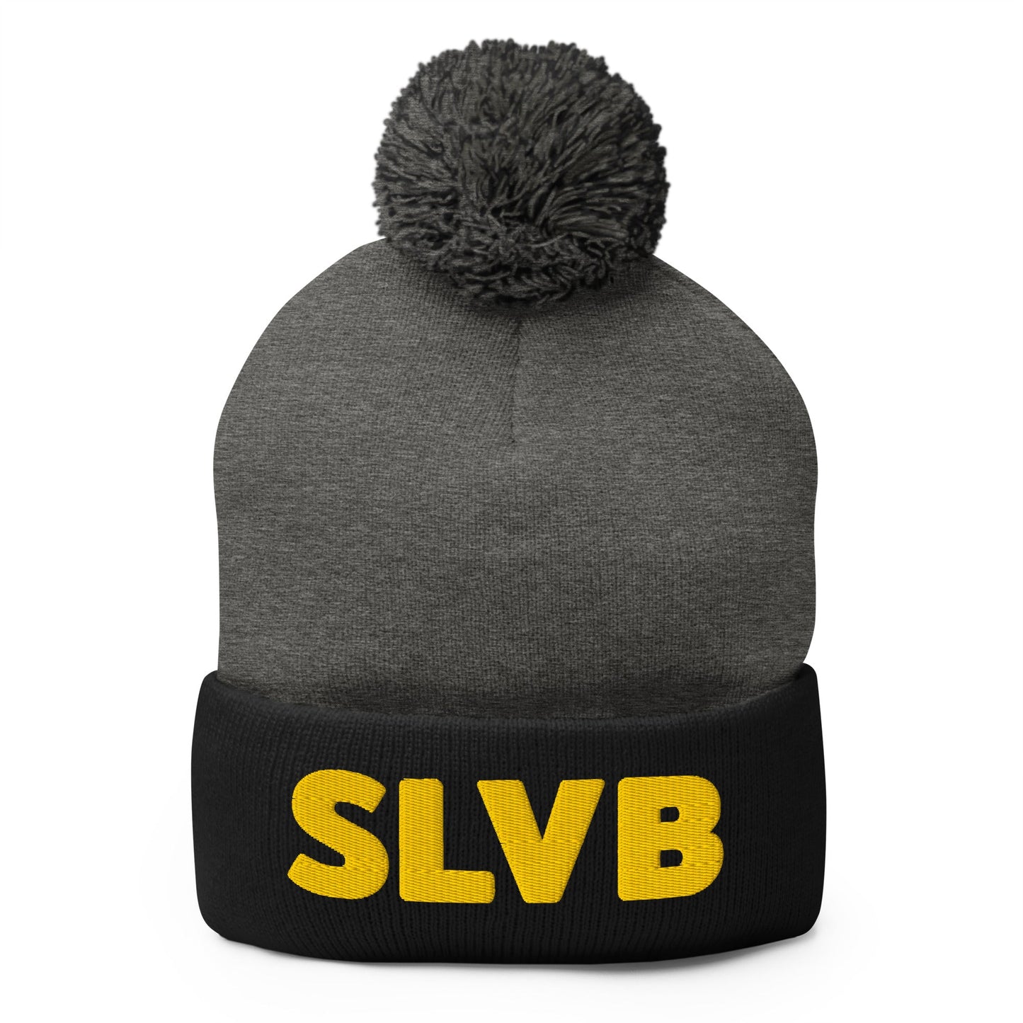 Pom - Pom Beanie | SLVB | Script Logo