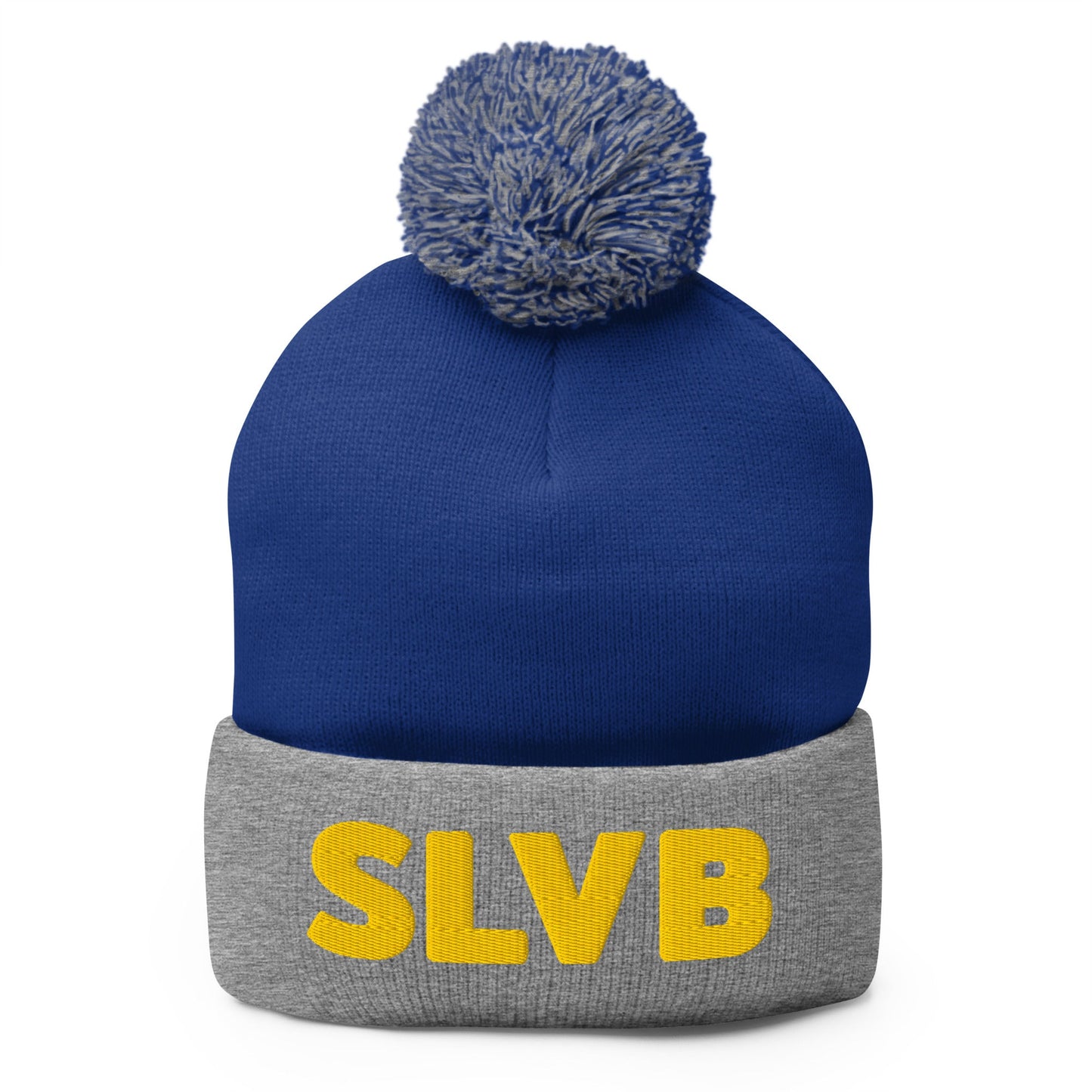 Pom - Pom Beanie | SLVB | Script Logo