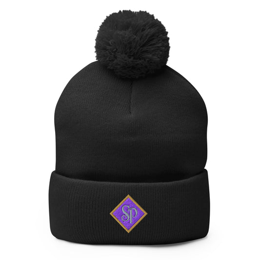 Pom - Pom Beanie | So Precious Goods | Amethyst Aura Logo