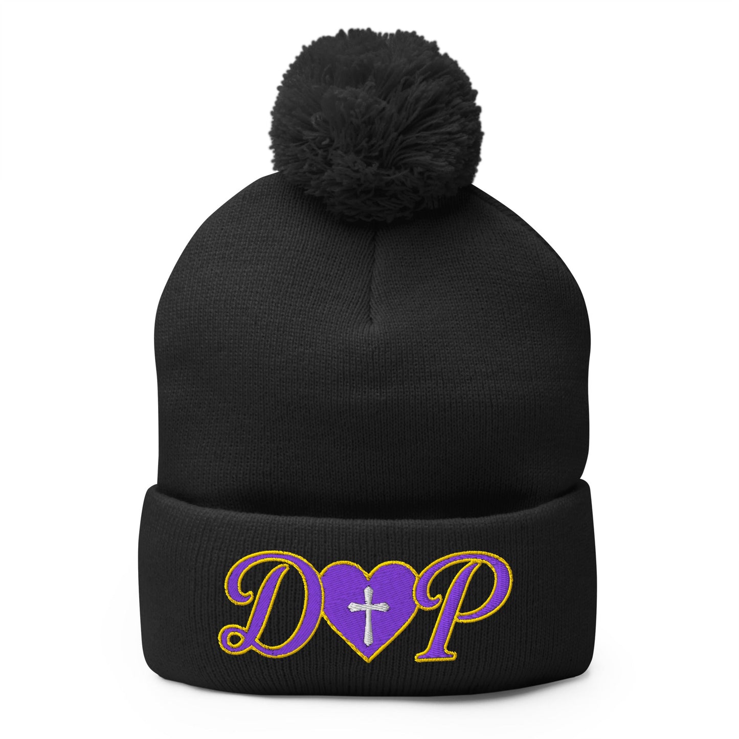 Pom - Pom Beanie | Sons and Daughters of Promise, Inc. | DP Heart Logo