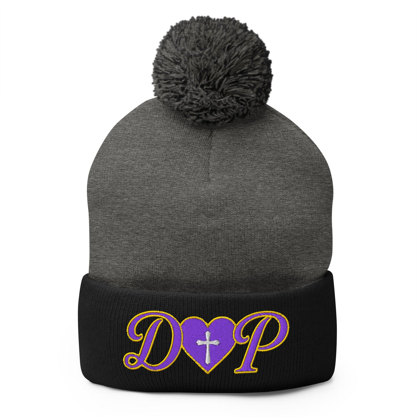 Pom - Pom Beanie | Sons and Daughters of Promise, Inc. | DP Heart Logo