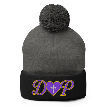 Pom - Pom Beanie | Sons and Daughters of Promise, Inc. | DP Heart Logo
